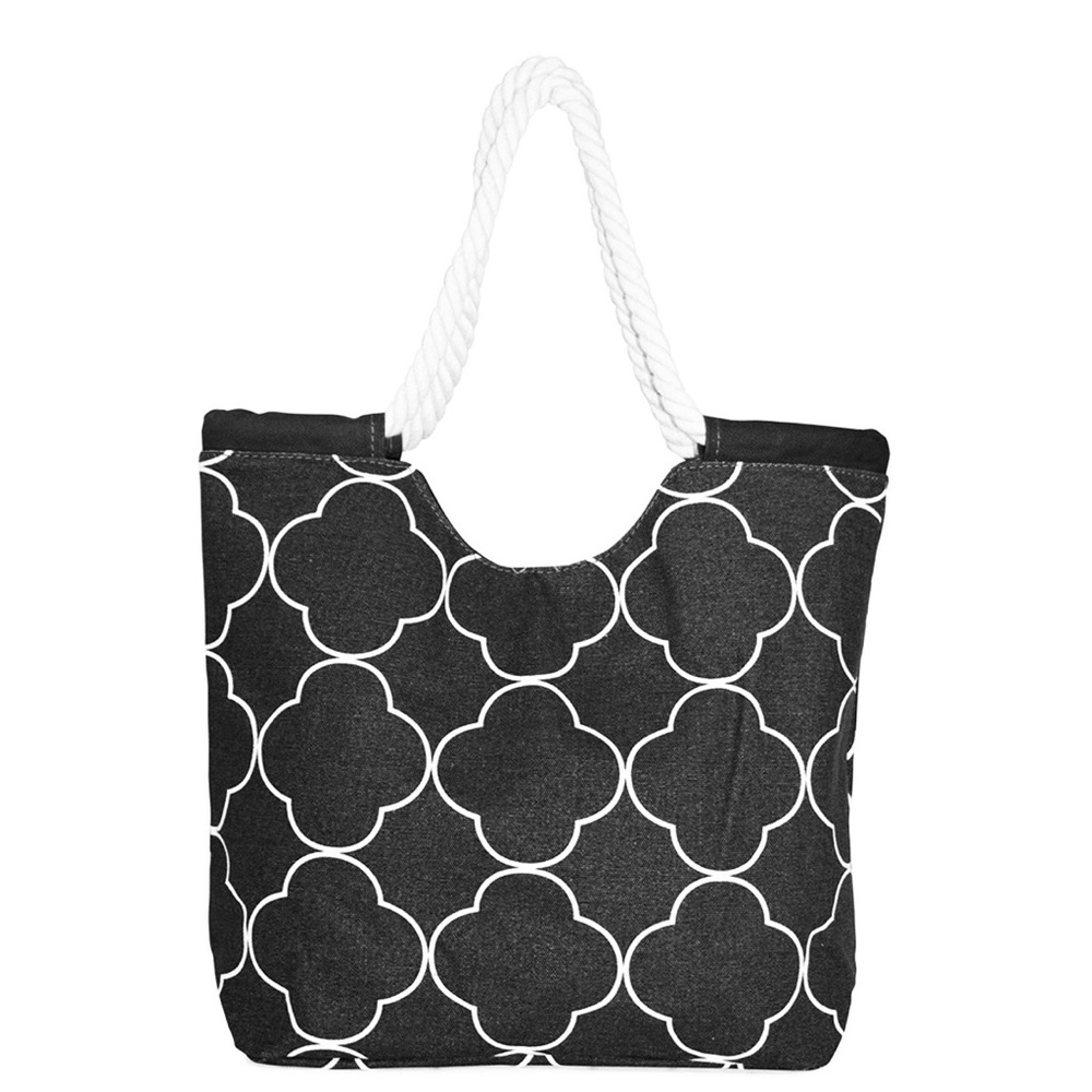 QUATREFOIL CANVAS TOTE BAG